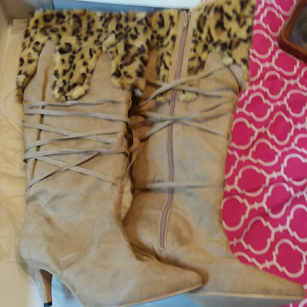 For sale knee high high heel boots